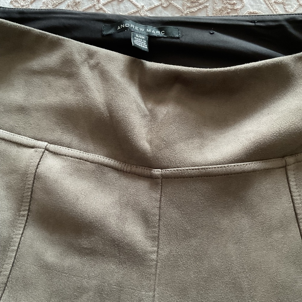 Andrew Marc Beige Skirt